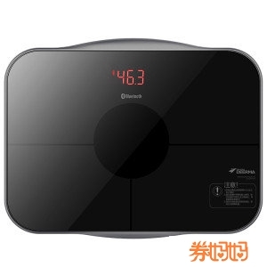德尔玛(Deerma)EB03电子称体重秤智能蓝牙微信互联(黑色)